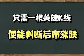 A股：大部分K线都无意义，只需一根关键K线，便能判断后市涨跌。视频封面