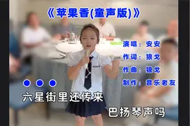 安安《苹果香》完整版，六星街里还传来巴扬琴声吗！