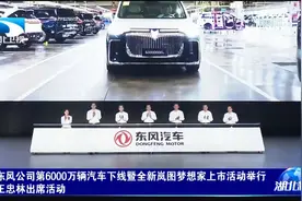 东风公司第6000万辆汽车下线暨全新岚图梦想家上市活动举行