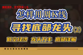 怎样用周K线寻找底部龙头股大牛股2，最详细的多周期共振技术解说视频封面
