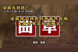 安徽人有八成是外地移民，起底明朝“洪武大移民”视频封面