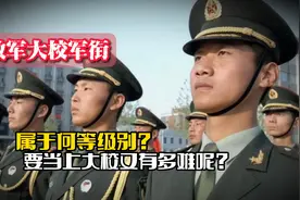 解放军部队中的大校军衔，属于何等级别？要当上大校又有多难呢？视频封面