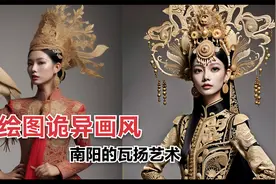 ai绘图的诡异画风，南阳瓦扬绘画艺术视频封面