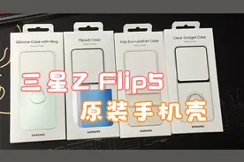 三星Z Flip5四款原装保护壳评测 智商税的成分确实有！视频封面