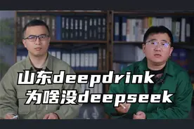 山东的deepdrink，为啥没有deepseek？视频封面