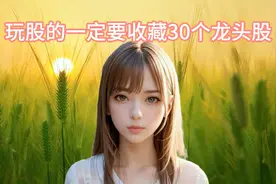 值得收藏的30支龙头股，一定要收藏到自选里视频封面