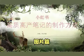 一个既高质又高产的小红书笔记制作方法（图片篇）视频封面