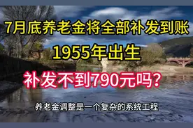 7月31日前养老金将全部补发到账，1955年出生，补发不到790元吗？视频封面