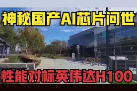 外媒报道神秘国产AI芯片问世，性能对标英伟达H100，封锁彻底打破视频封面