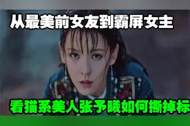 从最美前女友到霸屏女主，看猫系美人张予曦如何撕掉标签逆风翻盘视频封面