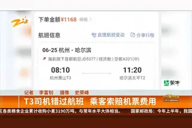 T3司机错过航班 乘客索赔机票费用视频封面