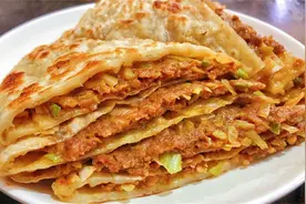 香！真香！一碗肉馅烙一张饼，这样吃解馋又过瘾，做法简单零难度视频封面