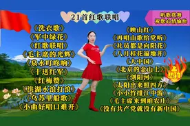 八一特献21首红歌联唱《军中绿花》《毛主席的光辉》《十送红军》视频封面