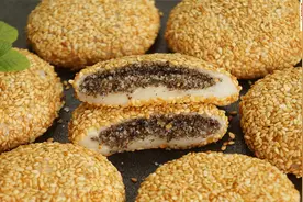 软糯Q弹的花生芝麻馅糯米糍！放凉后不会硬，超解馋，做法超简单