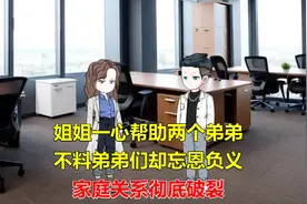 姐姐一心帮助两个弟弟，不料弟弟们却忘恩负义，家庭关系彻底破裂视频封面