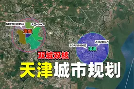 天津城市规划：双城模式的“天花板”，滨城实力不输津城视频封面