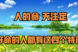 “人的命，天注定”，真正好命的人，都有这四个特征！视频封面