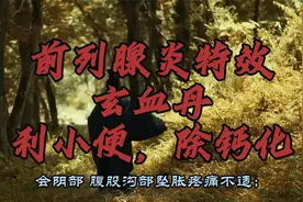前列腺炎，特效玄血丹，利小便，除钙化视频封面