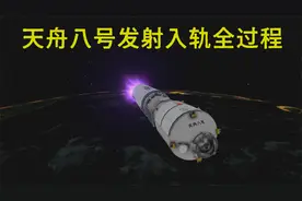 全球最强货运飞船再次升空！天舟八号发射入轨全过程 | CG演示