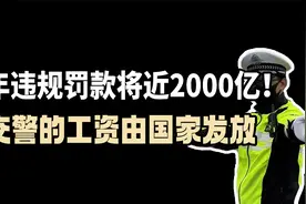 一年违规罚款将近两千亿，而交警的工资由国家发放，那钱都去哪了视频封面
