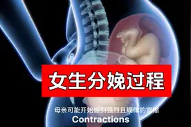 女生分娩全过程 #分娩  #三维动画视频 #胎宝宝