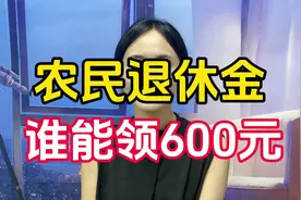 2024年农民退休金发放新标准，65岁以上的人，每月能领到600元吗视频封面