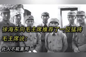 徐海东向毛主席推荐了一位猛将，毛主席说：此人不能重用视频封面