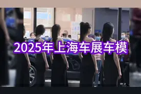 2025年上海车展车模惊艳亮相，有人说最后两位最美视频封面