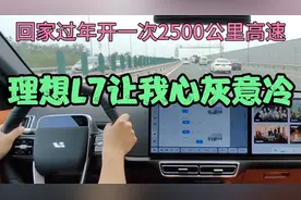 回家过年开一次2500公里高速，理想L7让我心灰意冷视频封面