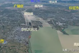 扬州3D地图,广陵区,江都区, 邗江区,高邮市,仪征市三维地图