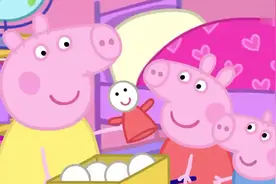 小猪佩奇 佩奇一家去唐姐克洛伊家 佩奇和唐姐一起制作了布娃娃视频封面