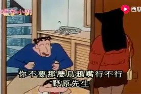 蜡笔小新：家里来了一个美丽的大姐姐，小新跟爸爸都高兴坏了！视频封面