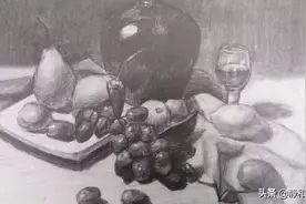静物素描一组图片