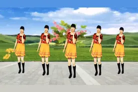 广场舞《外婆的澎湖湾》经典老歌欢快优美原创附教学