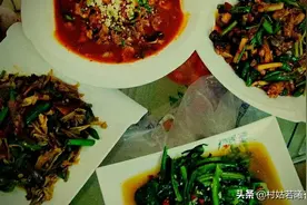 今天到弟媳妇娘家玩，热情好客的弟媳妇娘家人，做了一桌美味。图片
