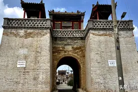 航拍河北张家口蔚县石家庄堡视频封面