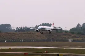 #成都飞机起降最佳观赏点免费开放#实拍成都双流机场飞机降落视频封面