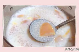 美容养颜的木瓜牛奶西米露做法原来这样简单，夏季必备甜品