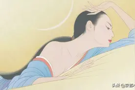 日本画师 鹤田一郎 的东方美人版画图片