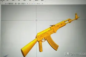 AK47，闲时依据参数慢慢画的图片