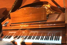 一架百万级别钢琴演奏冰雪奇缘主题曲视频封面