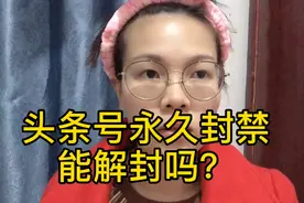 头条号永久封禁能解封吗？晨晨来告诉你答案，分享经验干货给大家视频封面