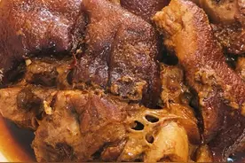 非常好吃的一道川菜：豆瓣肘子，简单易学，走起