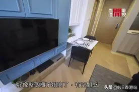 面积30平（313尺），相当建筑面积45平，两个人住，典型香港家庭