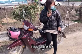 去丈母娘家有60公里山路，小伙骑了两个小时，媳妇嘴都要冻歪了