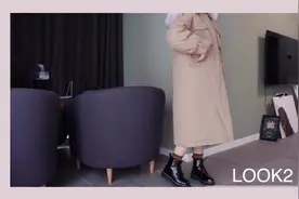 158cm120斤胖女孩冬日显瘦保暖穿搭