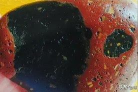 《泰山北斗》伟人画面奇石（顽辉无球粒陨石）图片