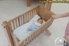 【木作家居】原木婴儿床制作全过程，绝对环保