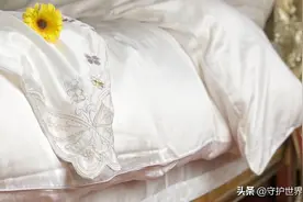 素茶白蝶系列，80S天丝四件套，细节决定品质完美，请认准咱们家图片