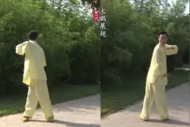 《办公室太极健身操》第二节第五式大鹏展翅、世界冠军柴云龙示范